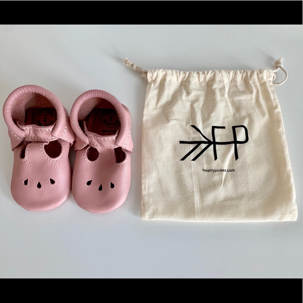 Freshly Picked Mary Janes - New - Size 6 - Blush